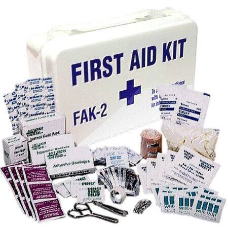 Comfitwear First Aid Emergency Kit FAK-2 Minor Emergencies ANSI Compliant Weatherproof Plastic FAK-2-25-PERSON